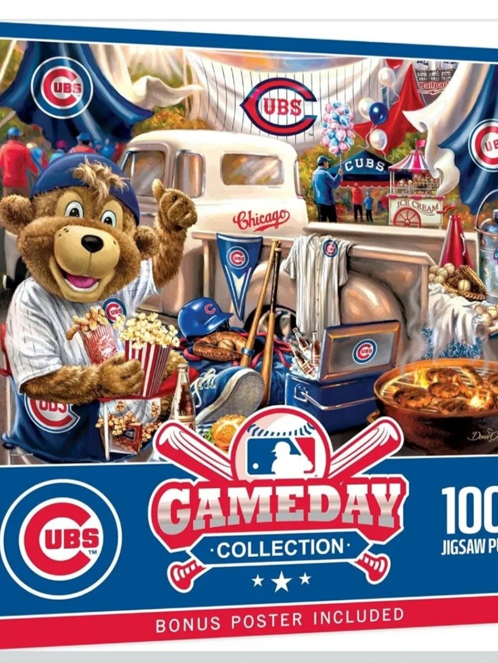 MasterPieces 1000 Piece Jigsaw Puzzle for Adults - MLB Chicago Cubs Gameday